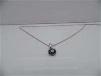 Necklace Giorgio Visconti Woman in White Gold Zaffiro 0.03 Ct GBX38312Z - GBX38312Z